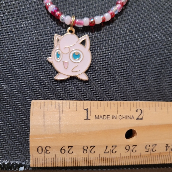 Jigglypuff Beaded Necklace - Picture 4 of 4